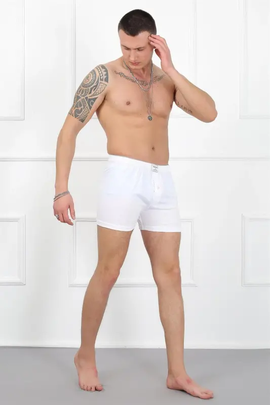 Akbeniz Erkek Penye Boxer 40040 - 1