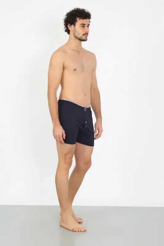 Akbeniz Erkek Penye Boxer Lacivert 40091 - Modazone