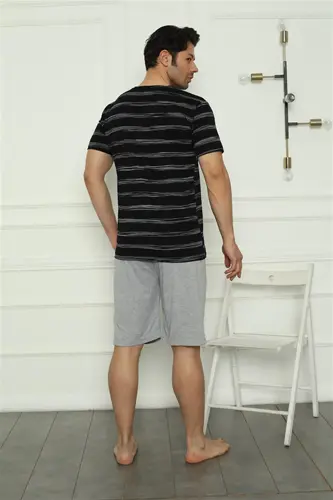 Akbeniz Family Combed Cotton Short Pajamas Set (father - son) 50115 Sold Separately. Prices are Different - 5