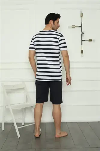 Akbeniz Family Cotton Short Pajamas Set (father - son) 50116 Sold Separately. Prices are Different - 4