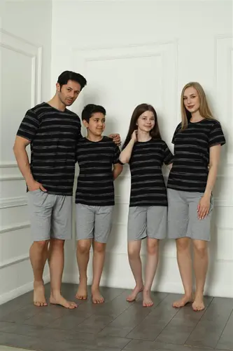 Akbeniz Family Cotton Short Pajamas Set (mother - daughter) 50115 Sold Separately. Prices are Different - 2