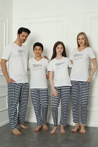 Akbeniz Family Knitted Pajamas Set (mother - daughter) 50113 Sold Separately. Prices are Different - 1
