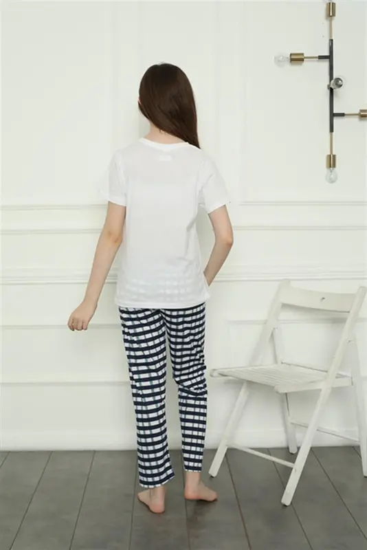 Akbeniz Family Knitted Pajamas Set (mother - daughter) 50113 Sold Separately. Prices are Different - 8