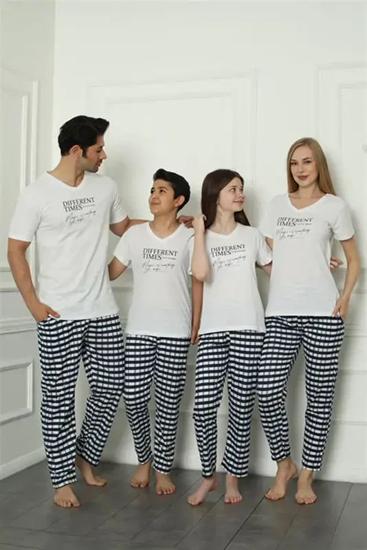 Akbeniz Family Knitted Pajamas Set (mother - daughter) 50113 Sold Separately. Prices are Different - 2