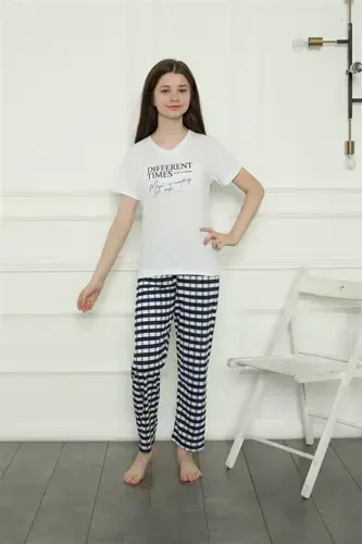 Akbeniz Family Knitted Pajamas Set (mother - daughter) 50113 Sold Separately. Prices are Different - 6