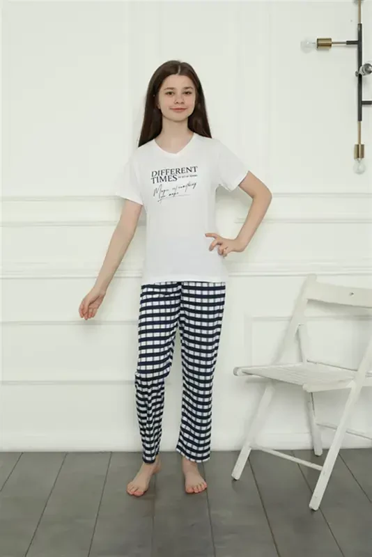 Akbeniz Family Knitted Pajamas Set (mother - daughter) 50113 Sold Separately. Prices are Different - 6