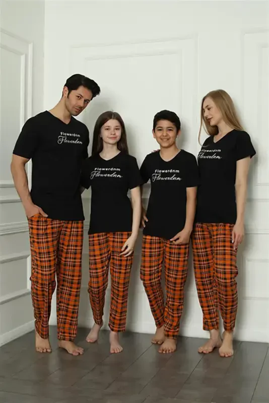 Akbeniz Family Knitted Pajamas Set (mother - daughter) 50118 Sold Separately. Prices are Different - 1