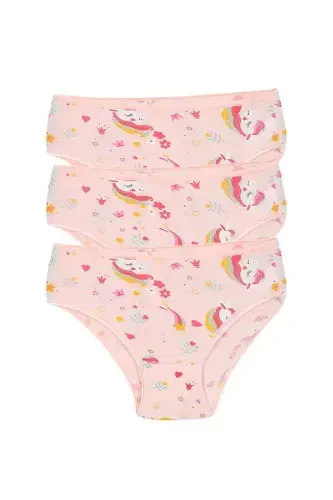 Akbeniz Girl's 3-Pack Pink Panties 