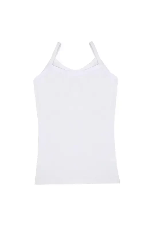 Akbeniz Girls' 3-Pack Spaghetti Strap Tank Top - 2