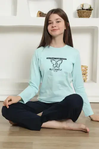 Akbeniz Girls Pajamas Set 20421 - 5