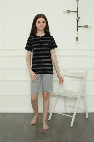 Akbeniz Girls Short Pajamas Set 20405 - 2