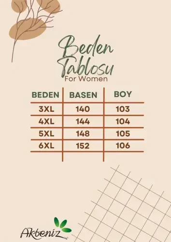 Akbeniz Kadın Büyük Beden Bürümcük Pantolon 210076 Saks - 5