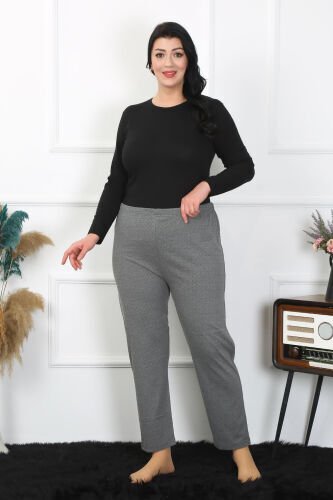 Akbeniz Kadın Büyük Beden Tek Alt Pijama 27504 - 1