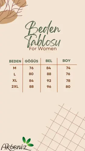 Akbeniz Kadın İp Askılı Penye Gecelik 36723 - 7