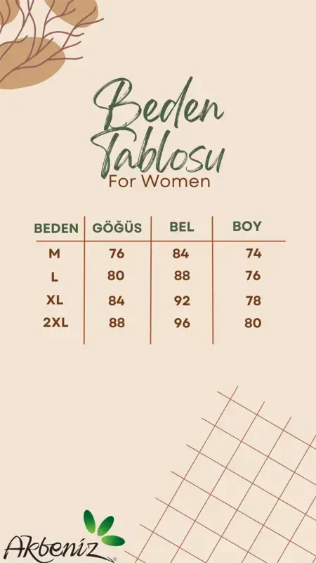 Akbeniz Kadın İp Askılı Penye Gecelik 36723 - 7