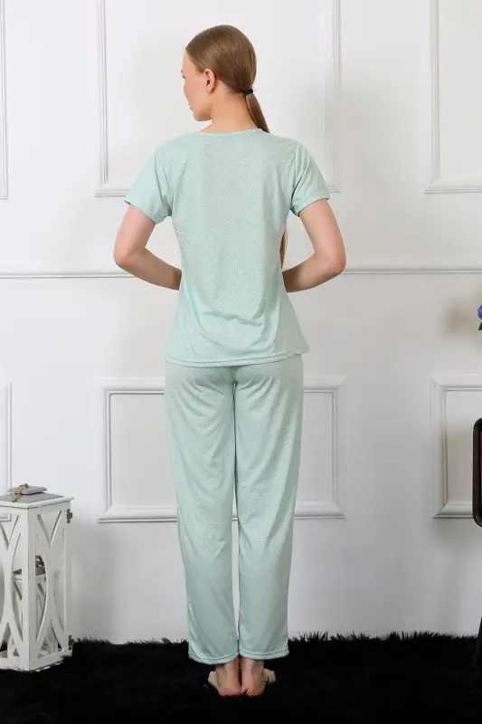 Akbeniz Kadın Kısa Kol Pijama Takım 4140 - 4