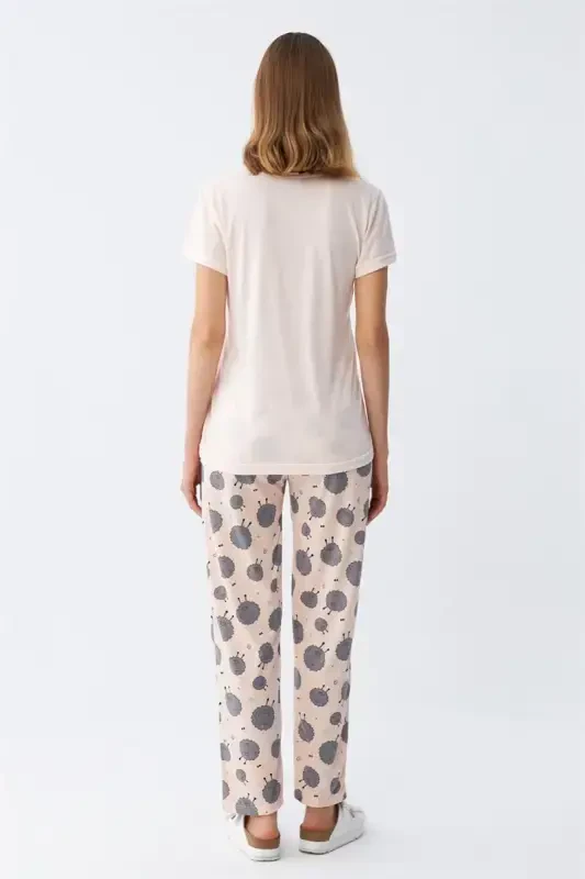 Akbeniz Kadın Kısa Kol Pijama Takım 20410 - 7
