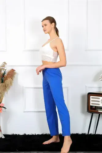 Akbeniz Kadın Pamuklu Alt Pijama 27465 - 4