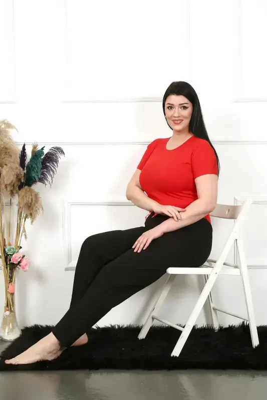 Akbeniz Kadın Pamuklu Büyük Beden Alt Pijama 27478 - 2