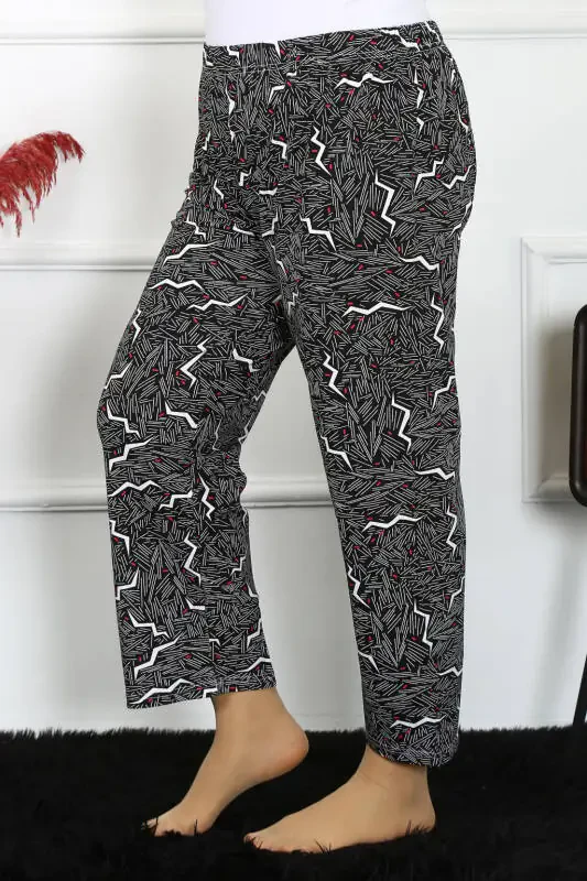 Akbeniz Kadın Pamuklu Büyük Beden Alt Pijama 27491 - 3