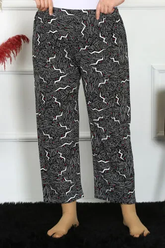 Akbeniz Kadın Pamuklu Büyük Beden Alt Pijama 27491 - 4