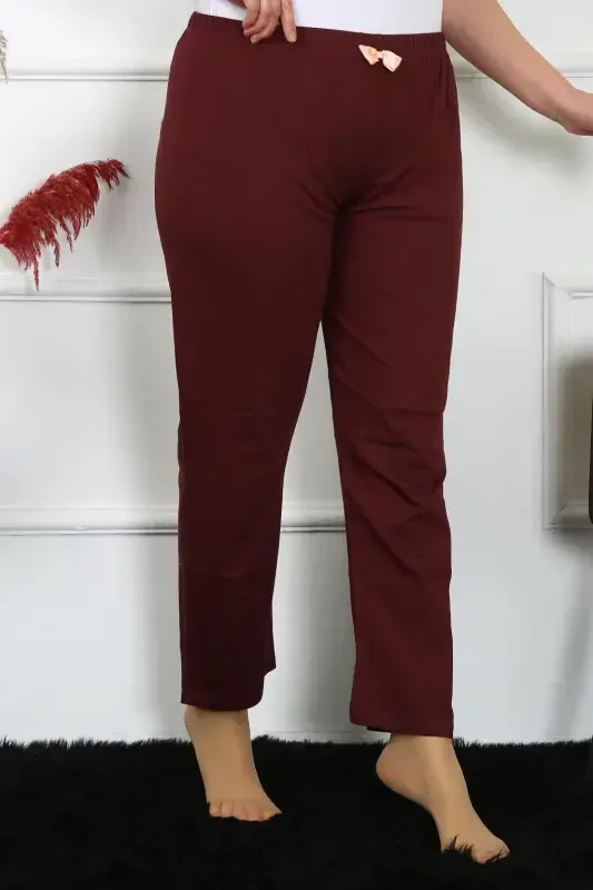 Akbeniz Kadın Pamuklu Büyük Beden Alt Pijama 27498 - 2