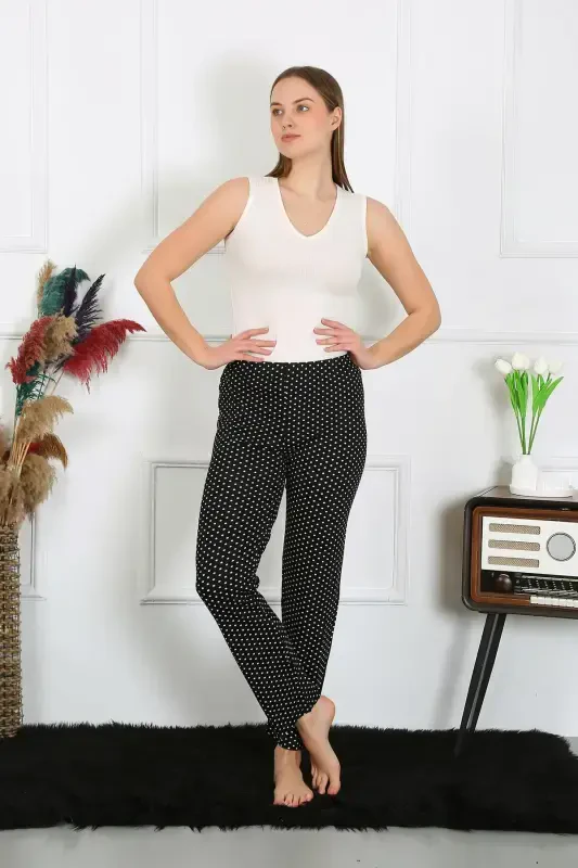 Akbeniz Kadın Pamuklu Tek Alt Pijama 27521 - 4