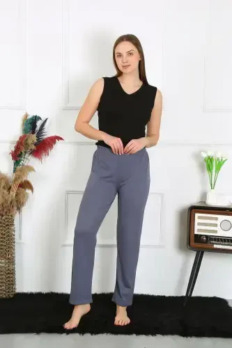 Akbeniz Kadın Pamuklu Tek Alt Pijama 27524 - 3