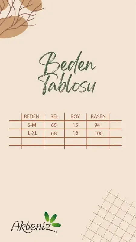 Akbeniz Kadın Paxta 2 dona Boxer Somon 40279 - 3