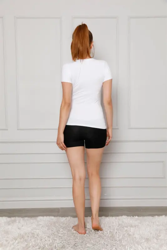 Akbeniz Kadın Penye Boxer 5870 - 3