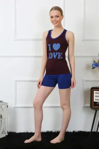 Akbeniz Kadın Penye Şortlu Takım 3611 - 3