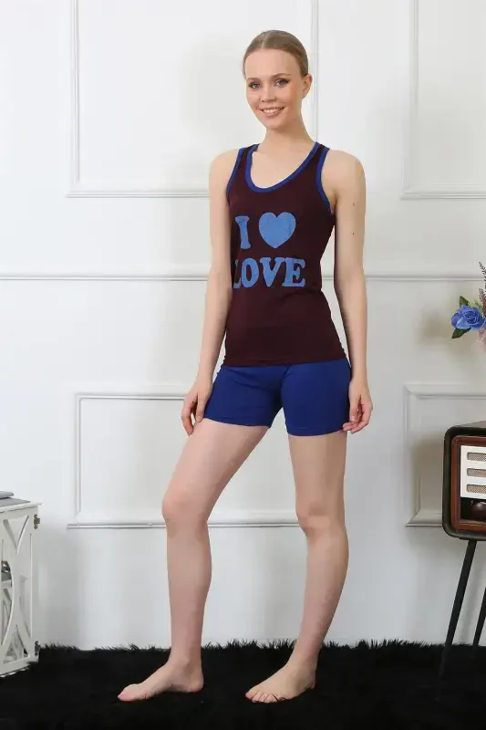 Akbeniz Kadın Penye Şortlu Takım 3611 - 3