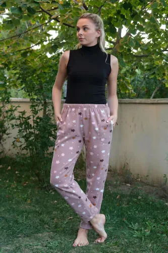 Akbeniz Kadın Welsoft Polar Tek Alt Pijama 210056 - 1
