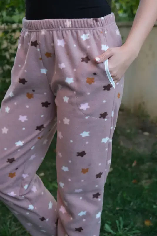 Akbeniz Kadın Welsoft Polar Tek Alt Pijama 210056 - 2