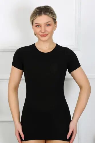 Akbeniz Ladies Short Sleeve Bodysuit 232 - 2