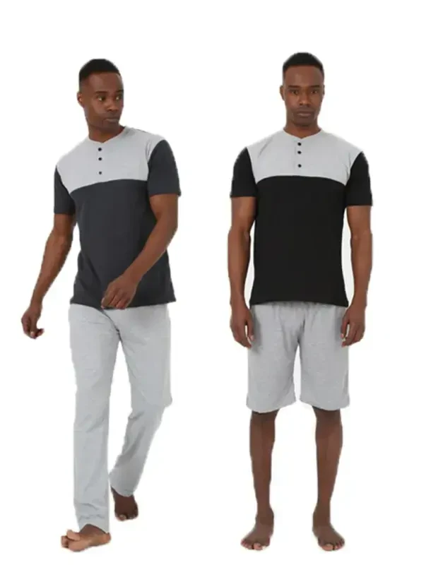 Akbeniz Men's 3-Piece Pajama Set 6825 - 1