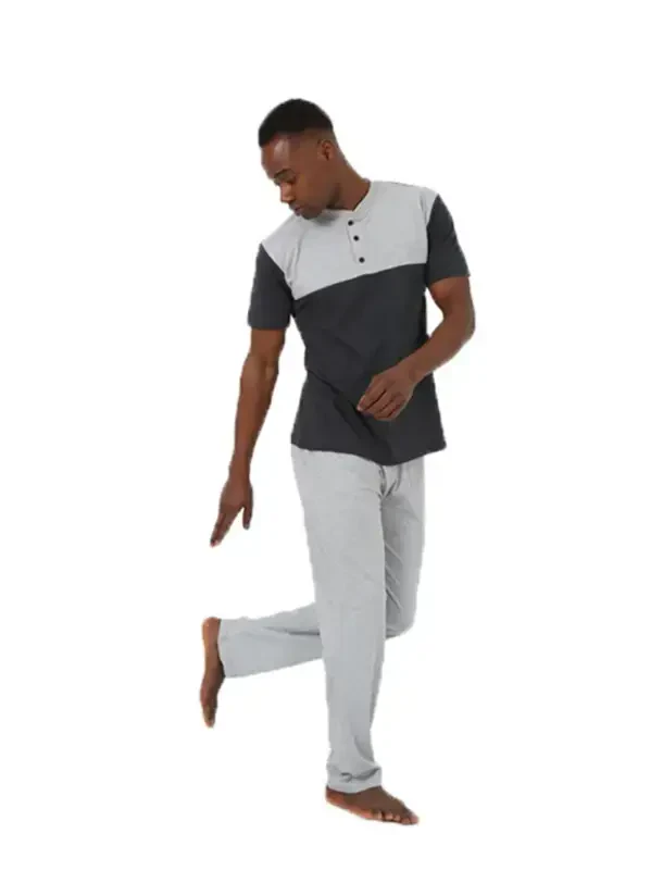 Akbeniz Men's 3-Piece Pajama Set 6825 - 4