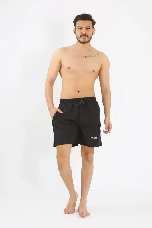 Akbeniz Men's Black Swim Shorts 27485 - 1