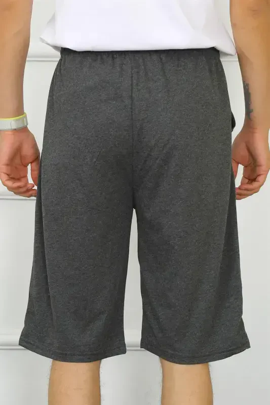 Akbeniz Men's Cotton Anthracite Capri 27480 - 3