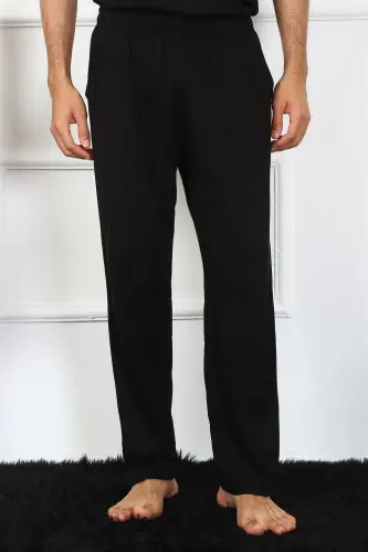 Akbeniz Men's Cotton Black Single Bottom Pajamas 27495 - AKBENIZ (1)