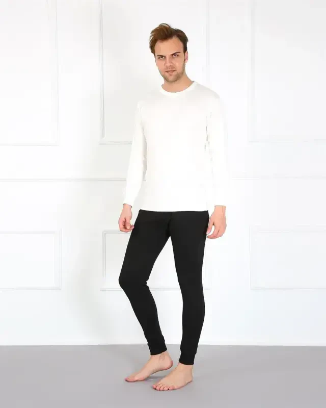 Akbeniz Erkek Pamuk Siyah Tek Alt İçlik 19102 - AKBENIZ