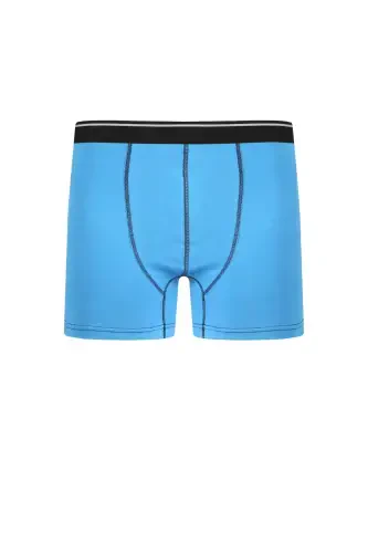 Akbeniz Men's Cotton Lycra Boxer Blue 40133 - AKBENIZ (1)