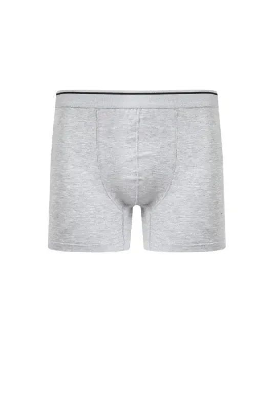 Akbeniz Men's Cotton Lycra Boxer Gray 40133 - 2