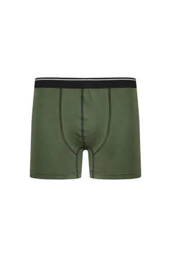 Akbeniz Men's Cotton Lycra Boxer Khaki 40133 - 3