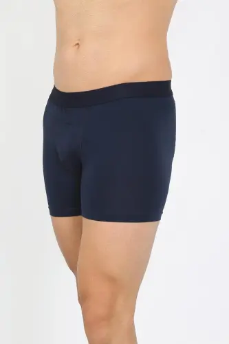 Akbeniz Men's Cotton Lycra Navy Blue 40133 - AKBENIZ (1)