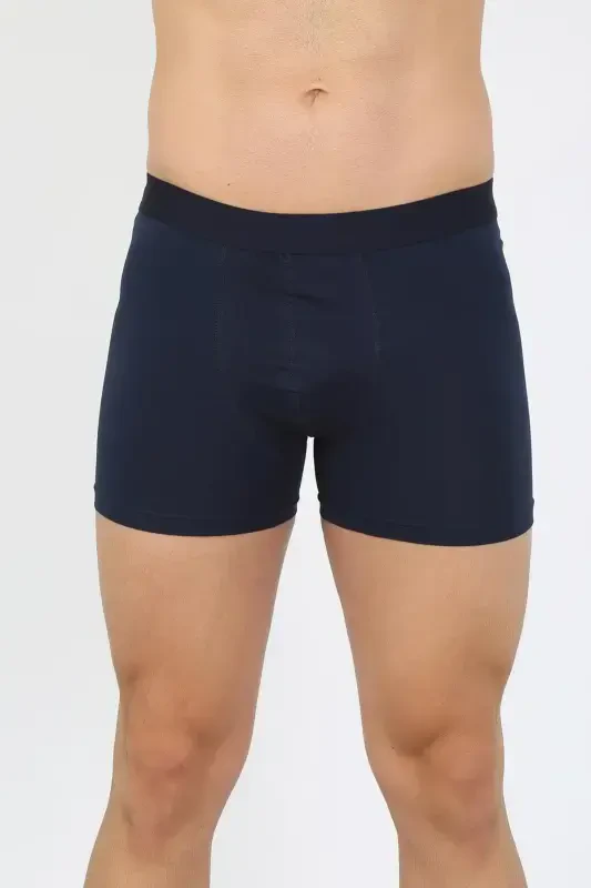 Akbeniz Men's Cotton Lycra Navy Blue 40133 - 4