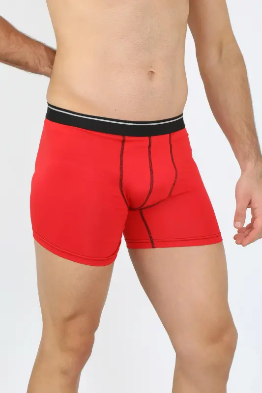 Akbeniz Men's Cotton Lycra Red 40133 - 1