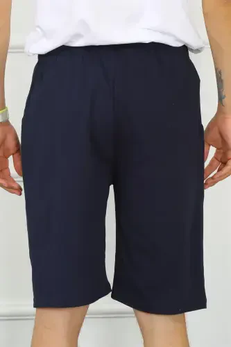 Akbeniz Men's Cotton Navy Blue Capri 27480 - 5