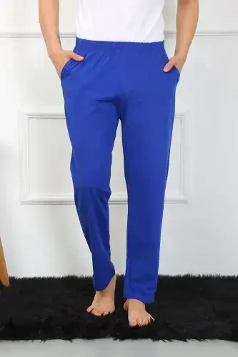 Akbeniz Men's Cotton Sax Single Bottom Pajamas 27495 - AKBENIZ (1)