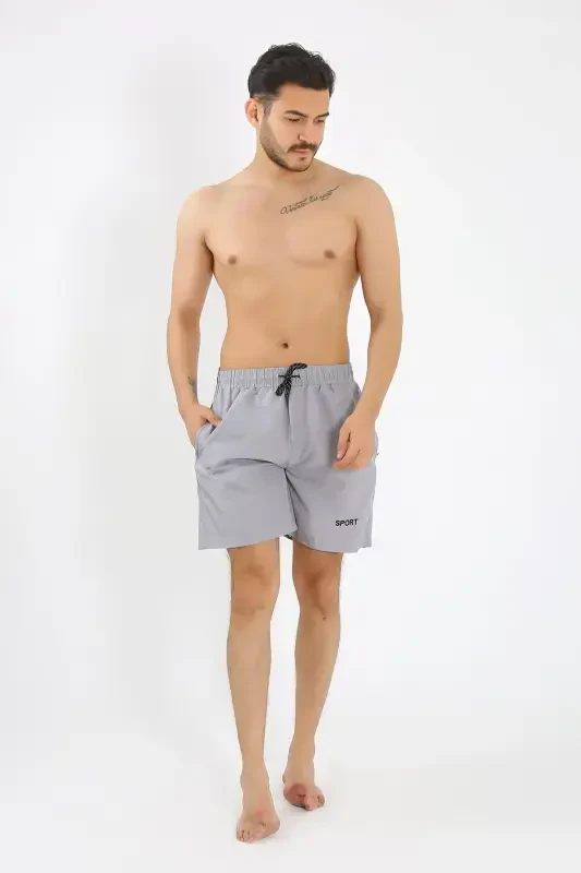 Akbeniz Men's Grey Swim Shorts 27485 - 4